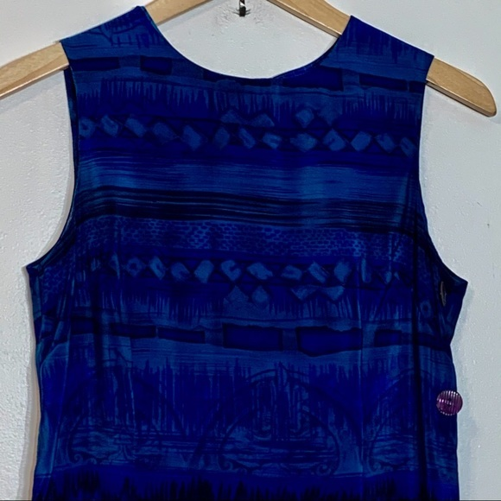 EUC Vintage 1990s sheath style sleeveless R&K Originals dress